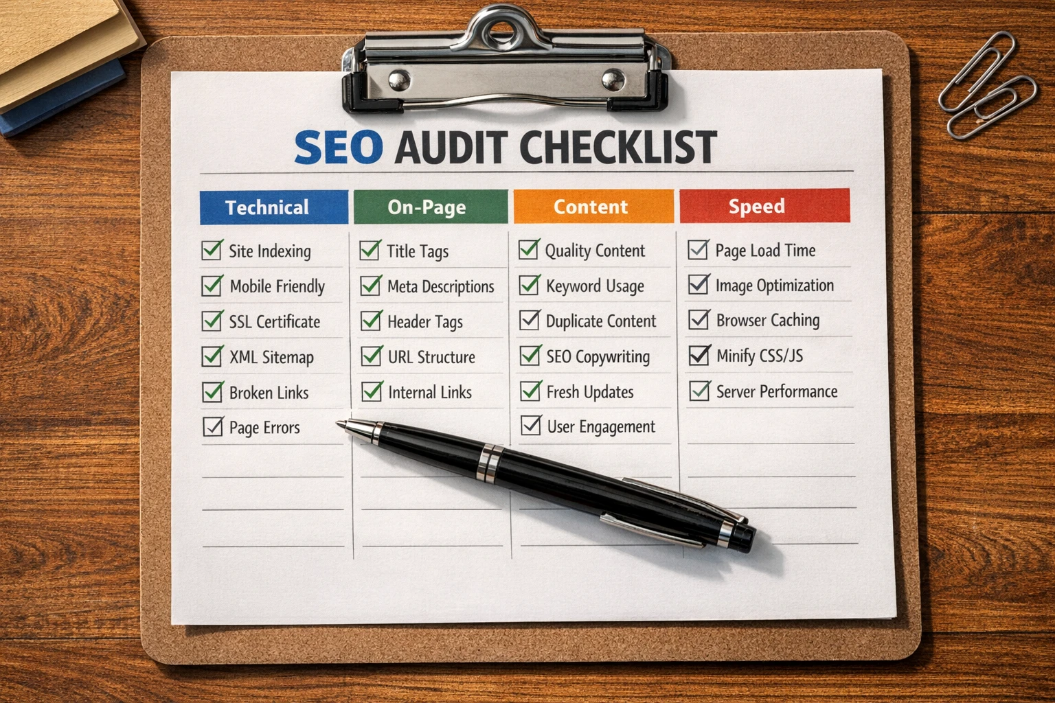 SEO audit checklist